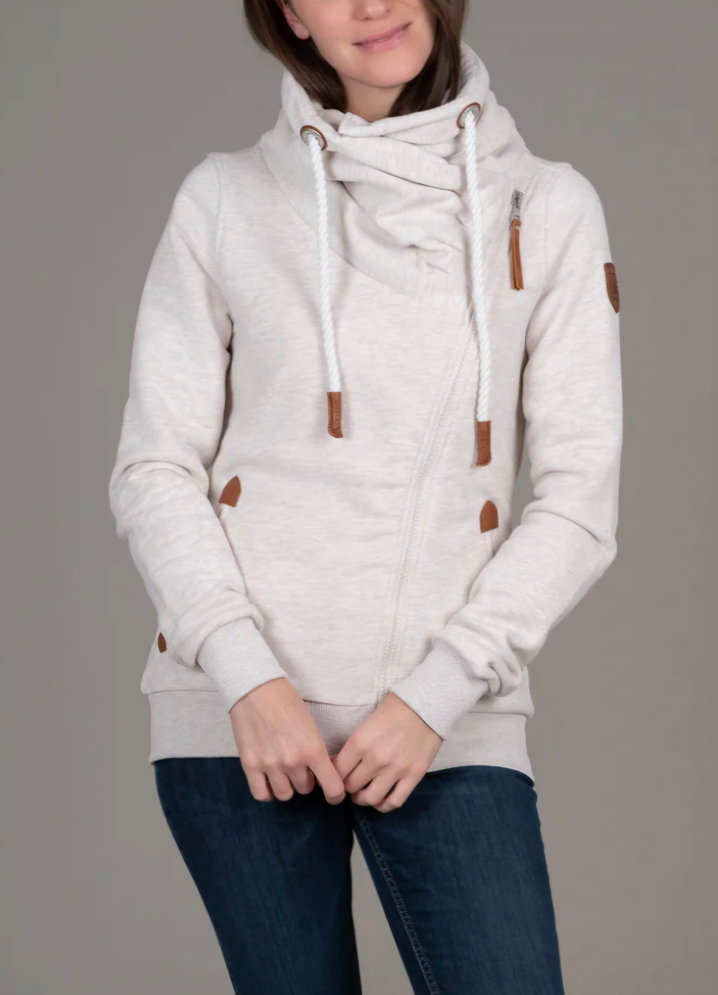 PULL CANADIEN OATMEAL SANS CAPUCHE
