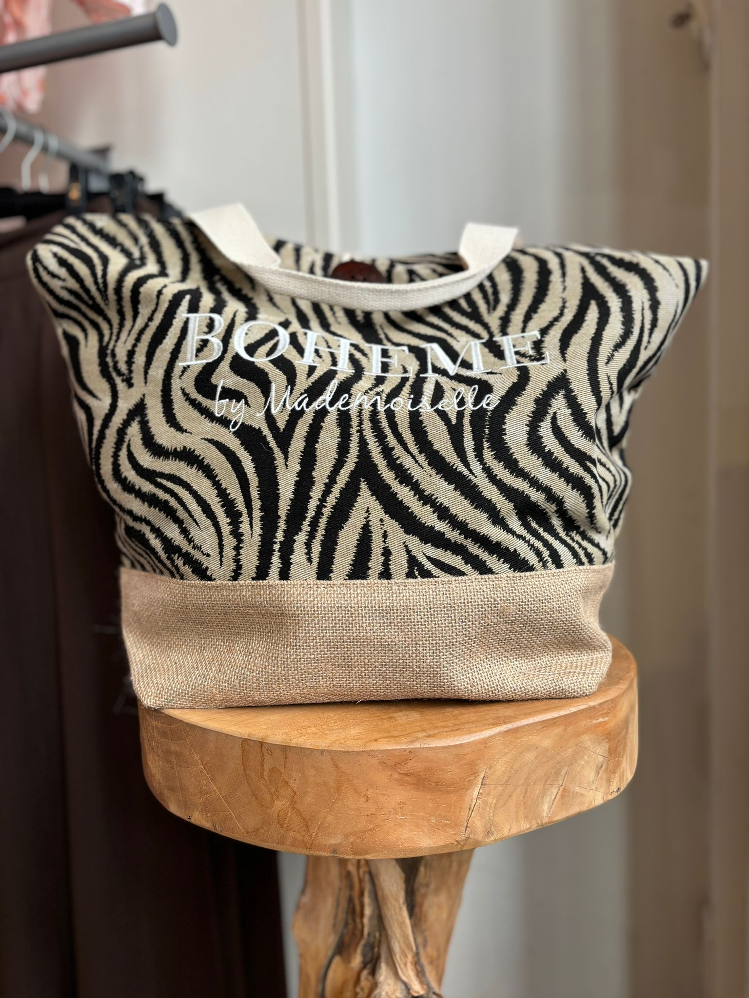 CABAS BOHEME ZEBRE