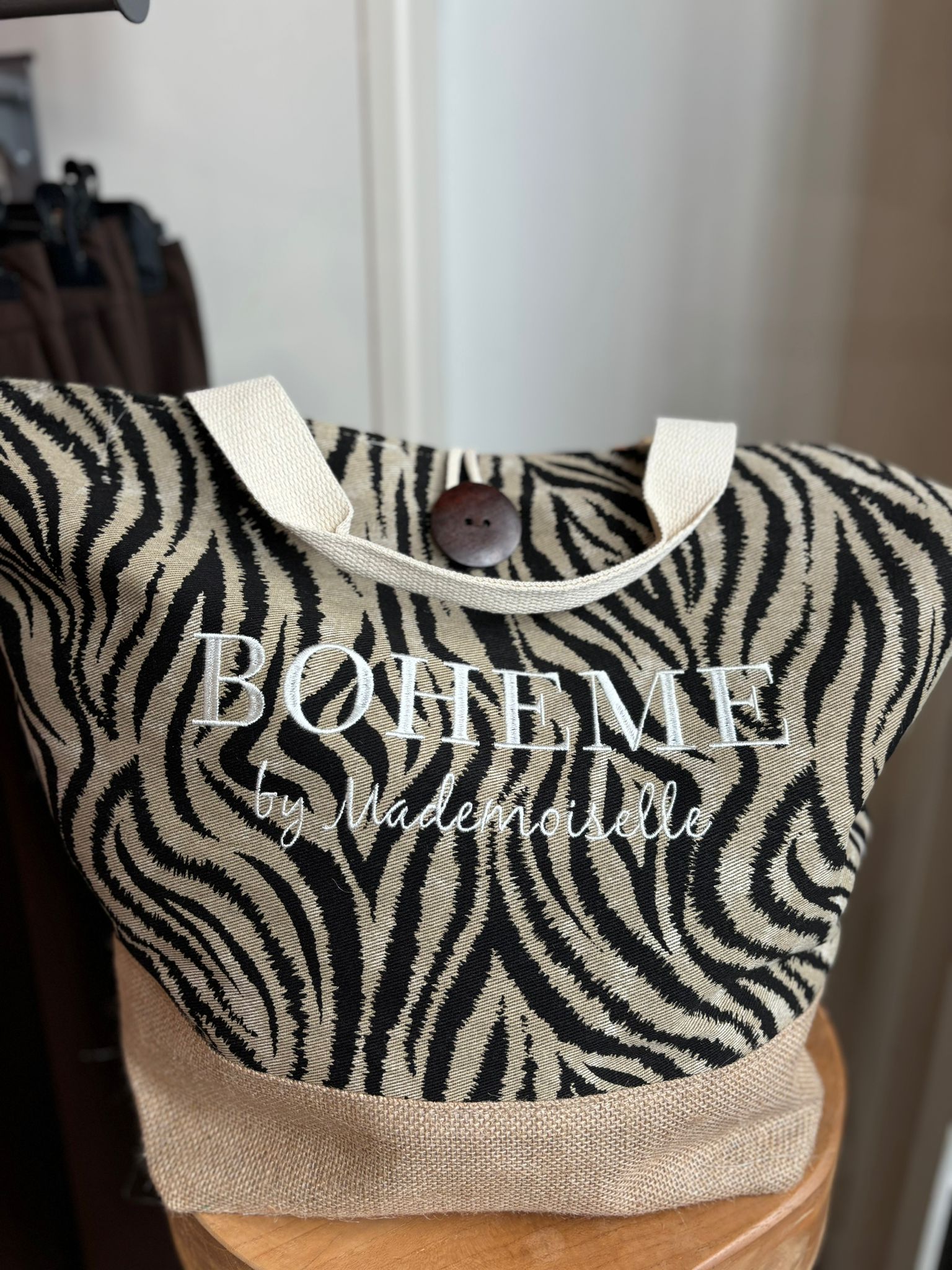 CABAS BOHEME ZEBRE