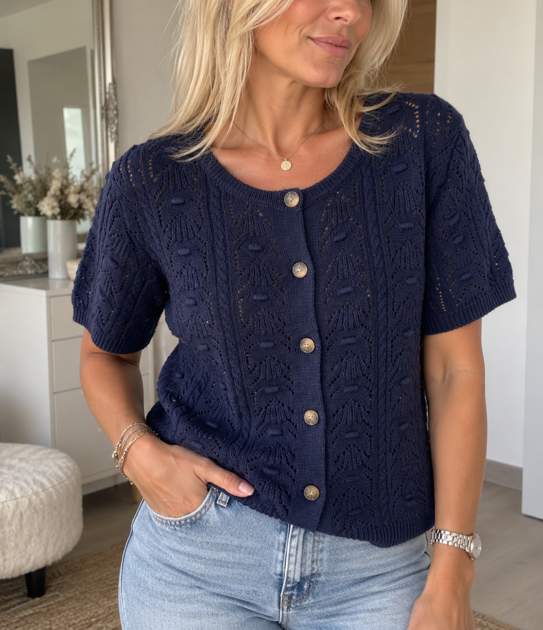 Pull manches courtes